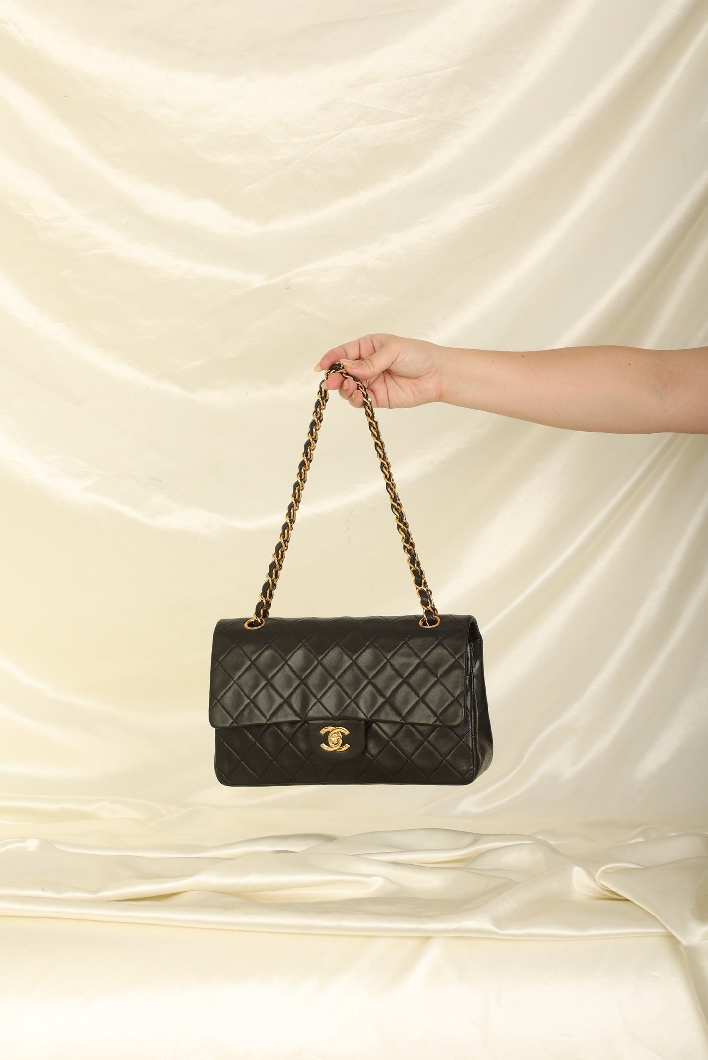 Chanel 1996 Lambskin Medium Double Flap