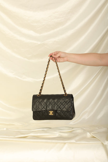 Chanel 1996 Lambskin Medium Double Flap