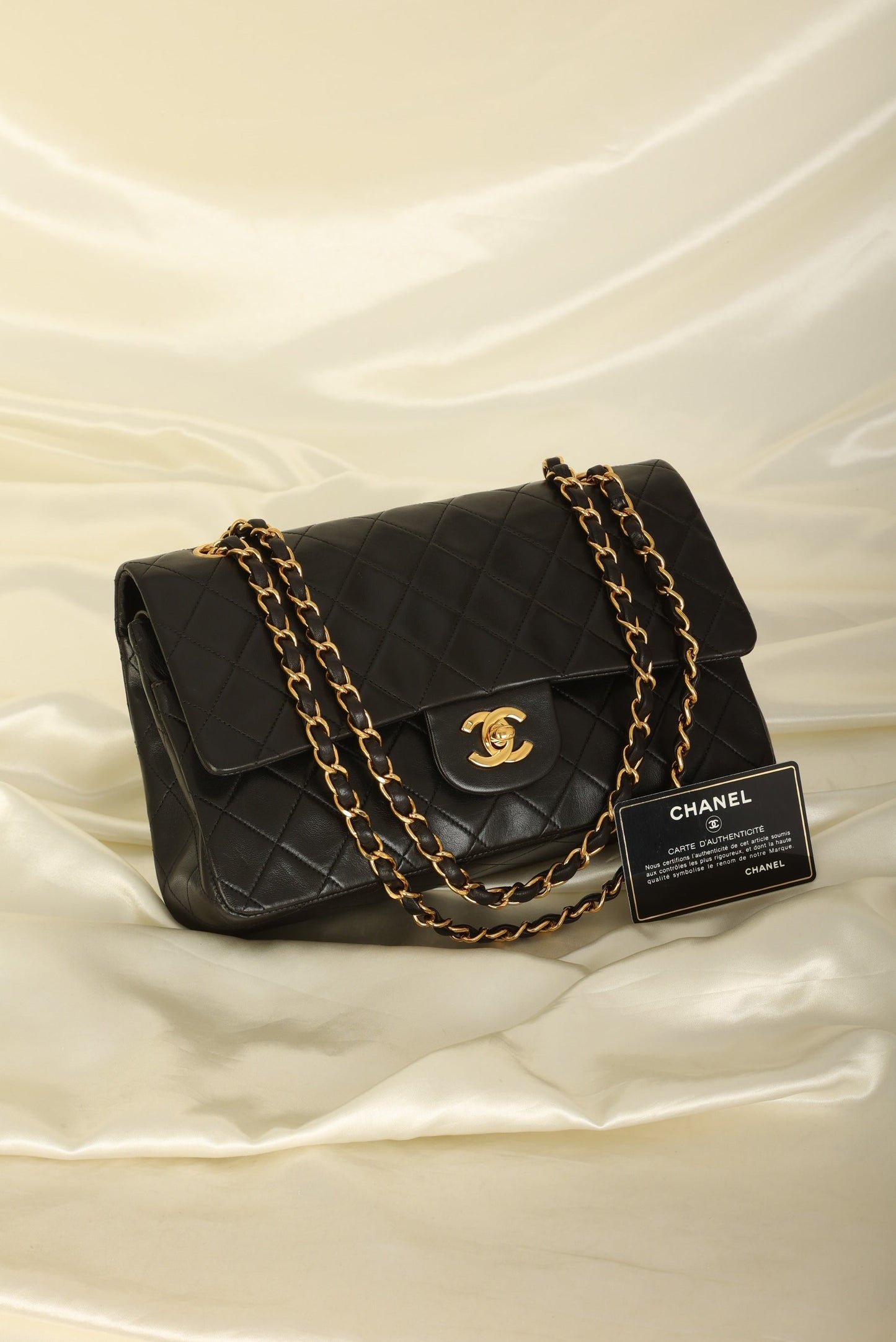 Chanel 1996 Lambskin Medium Double Flap
