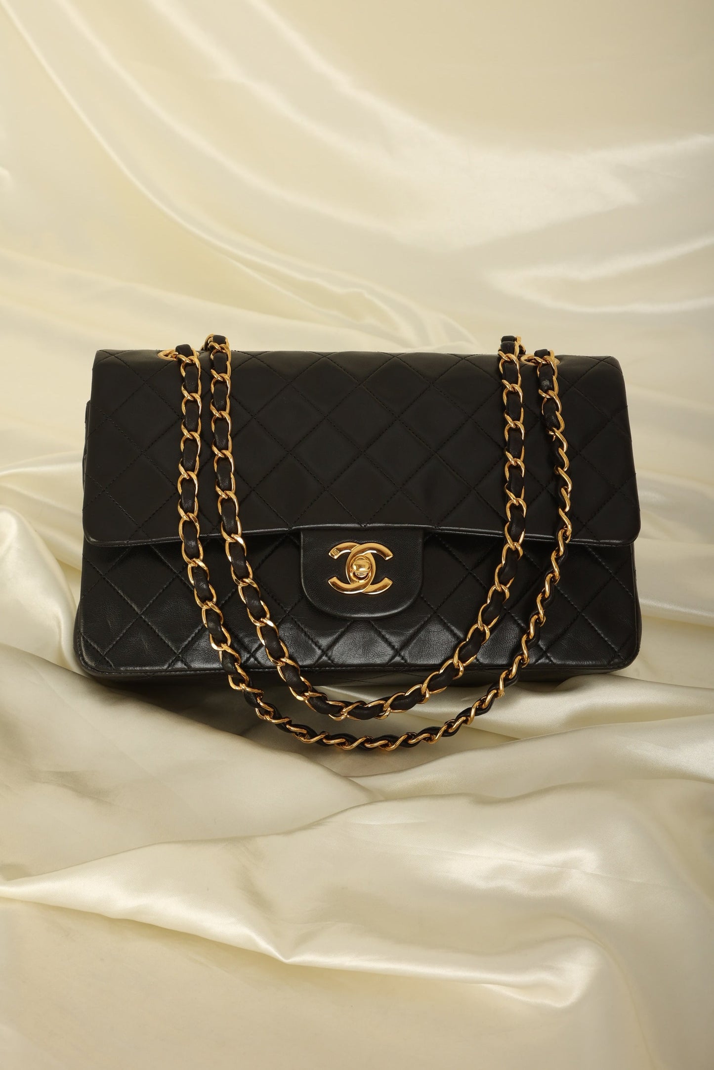 Chanel 1996 Lambskin Medium Double Flap
