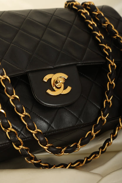 Chanel 1996 Lambskin Medium Double Flap