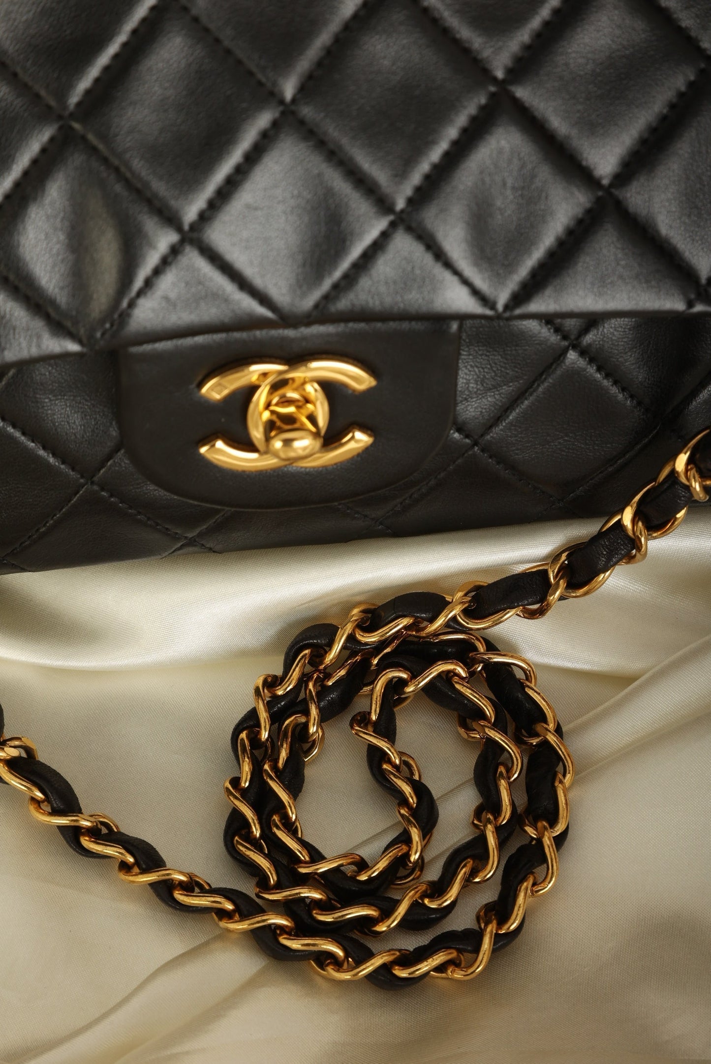 Chanel 1996 Lambskin Medium Double Flap