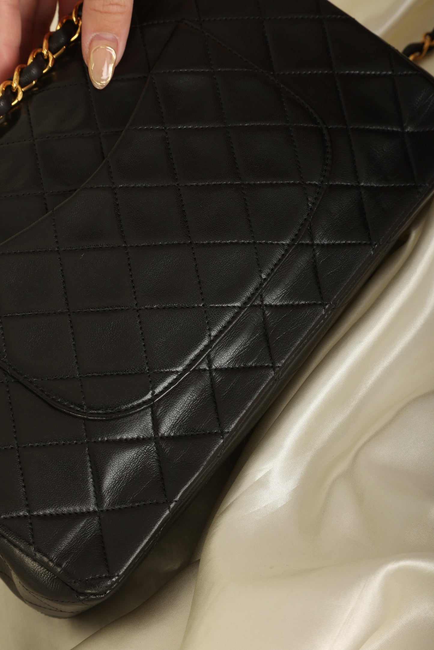 Chanel 1996 Lambskin Medium Double Flap