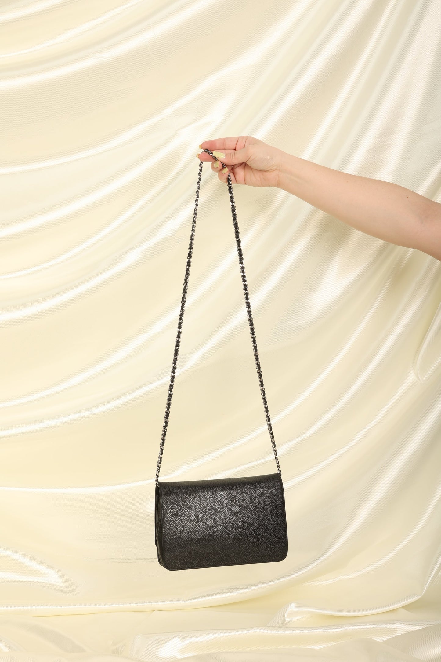 Chanel Caviar Wallet On Chain