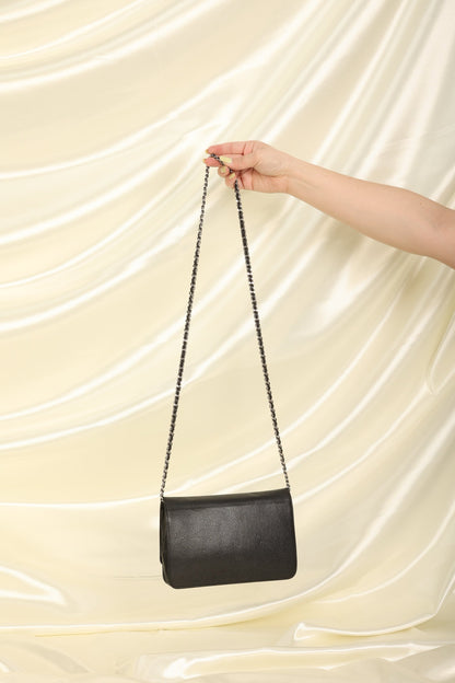 Chanel Caviar Wallet On Chain
