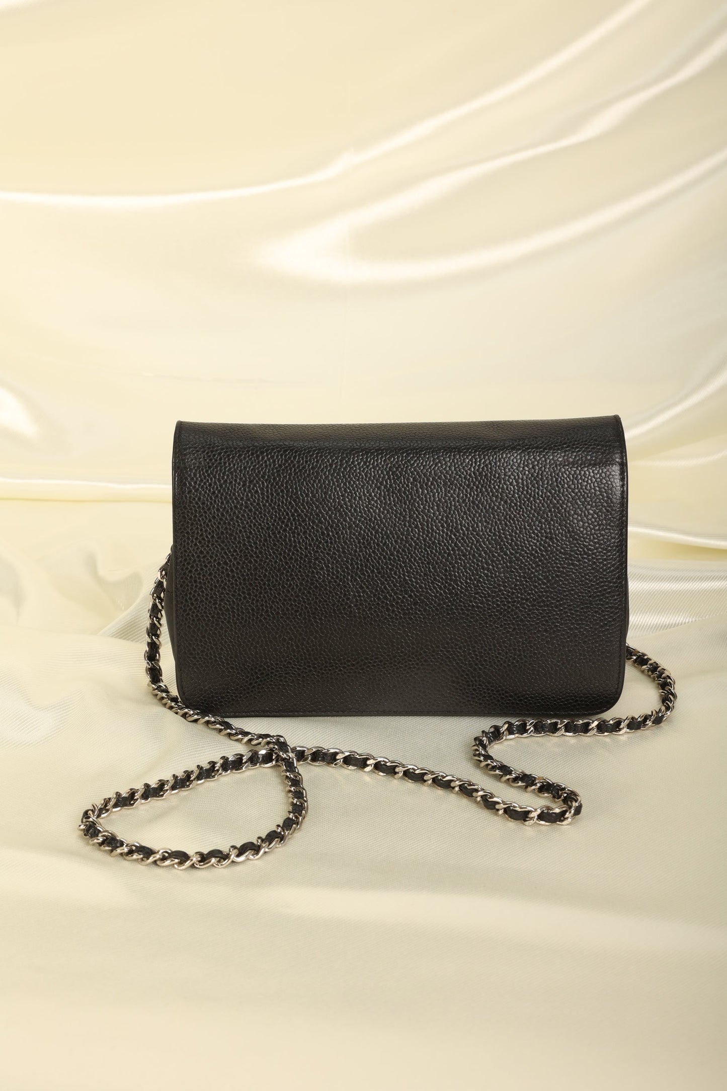 Chanel Caviar Wallet On Chain
