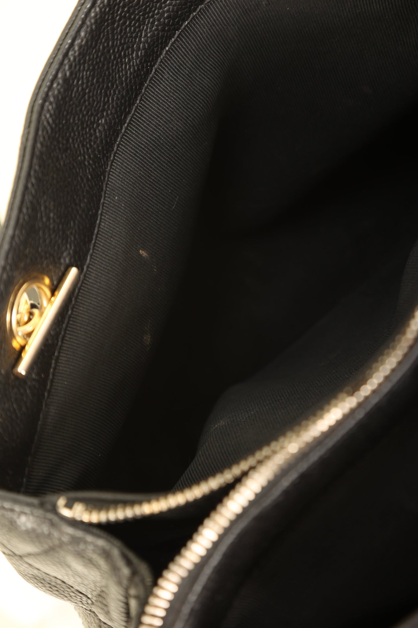 Chanel Caviar Chain Tote