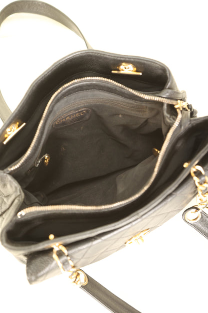Chanel Caviar Chain Tote