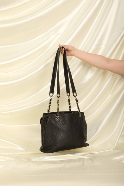 Chanel Caviar Chain Tote