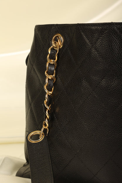 Chanel Caviar Chain Tote