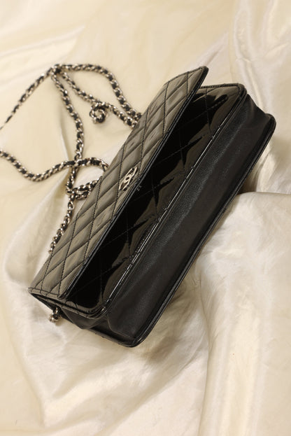 Chanel Patent Wallet On Chain