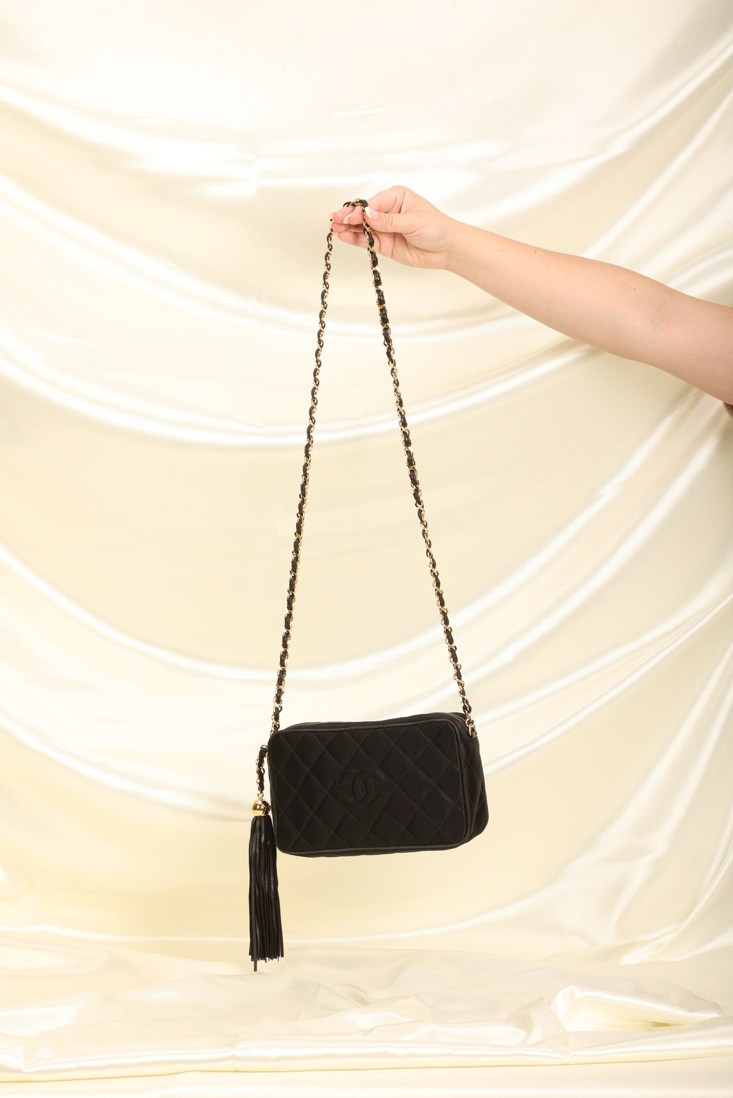 Chanel Satin Timeless Camera Bag