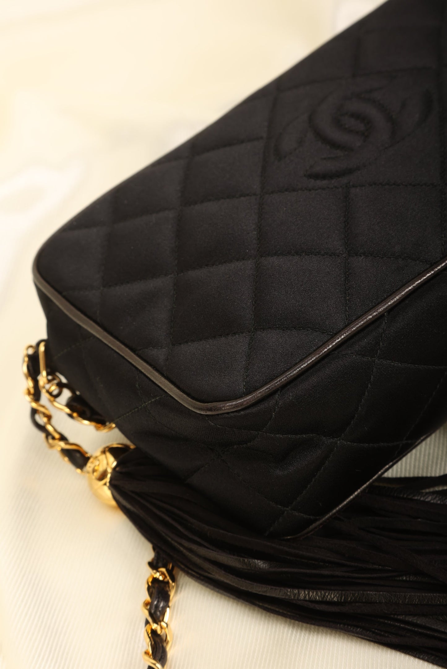 Chanel Satin Timeless Camera Bag