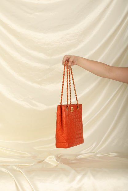 Chanel Caviar Turnlock Tote