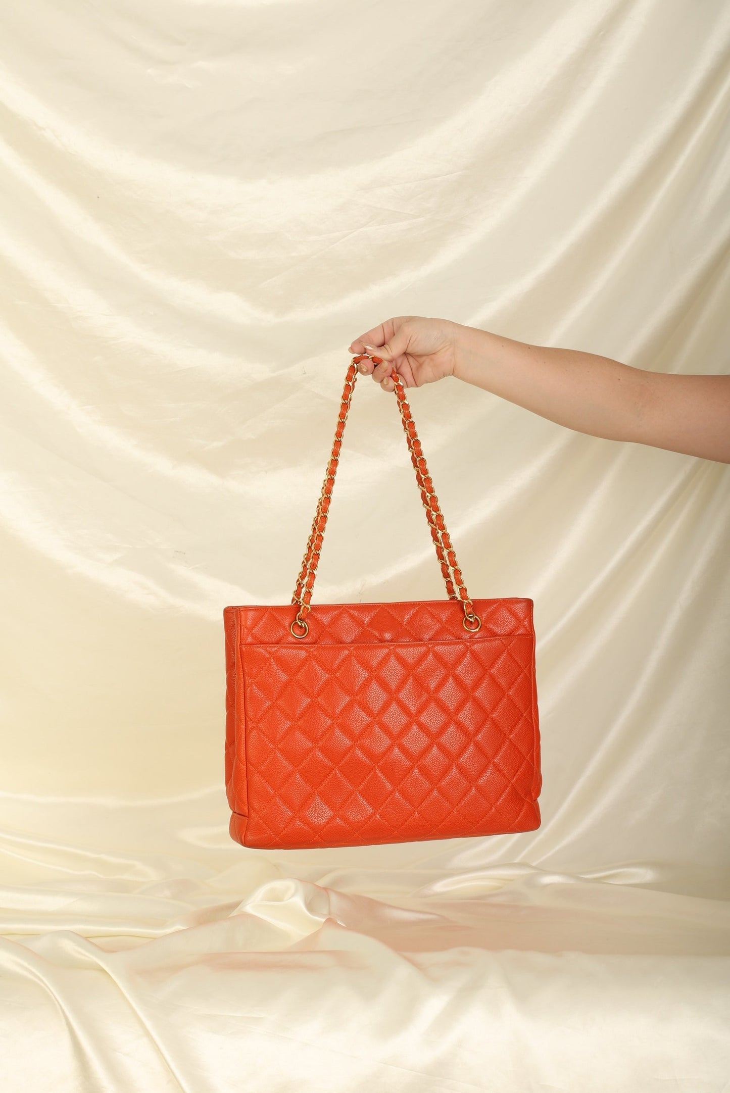 Chanel Caviar Turnlock Tote