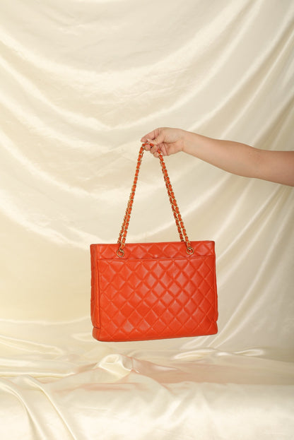Chanel Caviar Turnlock Tote