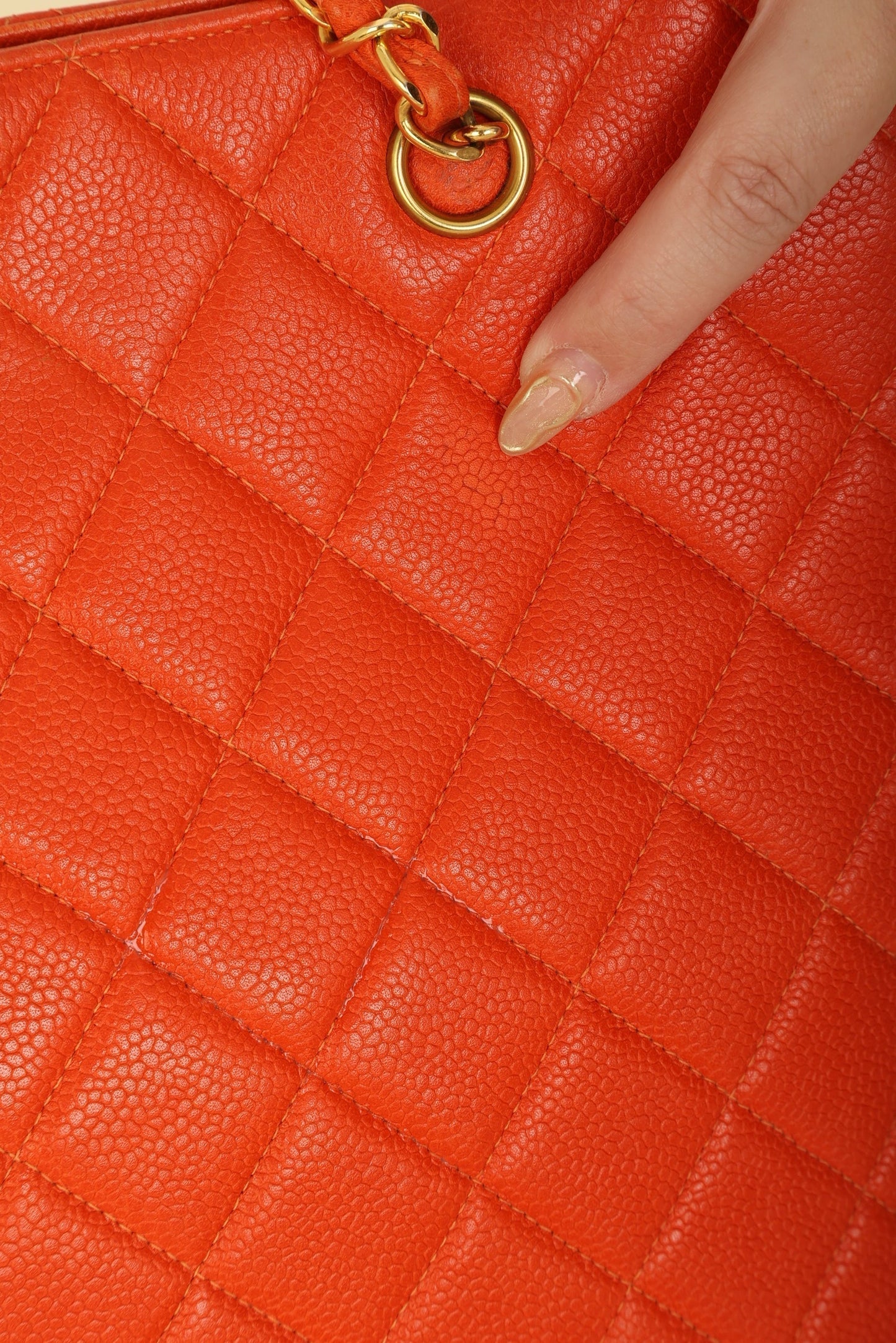 Chanel Caviar Turnlock Tote