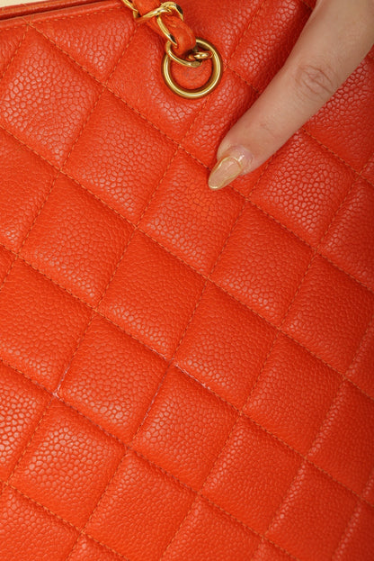 Chanel Caviar Turnlock Tote