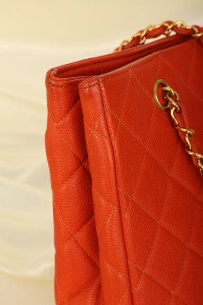 Chanel Caviar Turnlock Tote