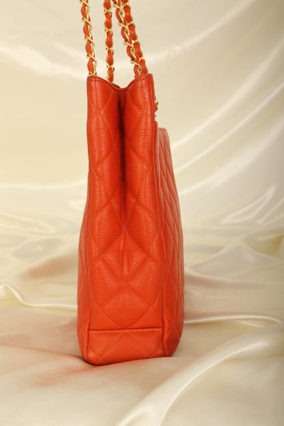 Chanel Caviar Turnlock Tote