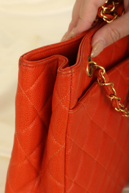 Chanel Caviar Turnlock Tote