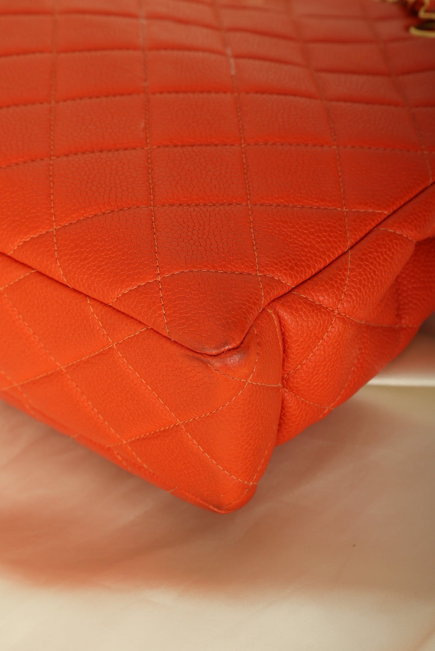 Chanel Caviar Turnlock Tote