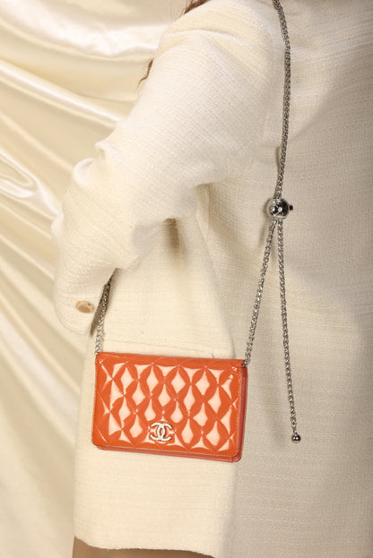 Chanel Patent Wallet on Chain