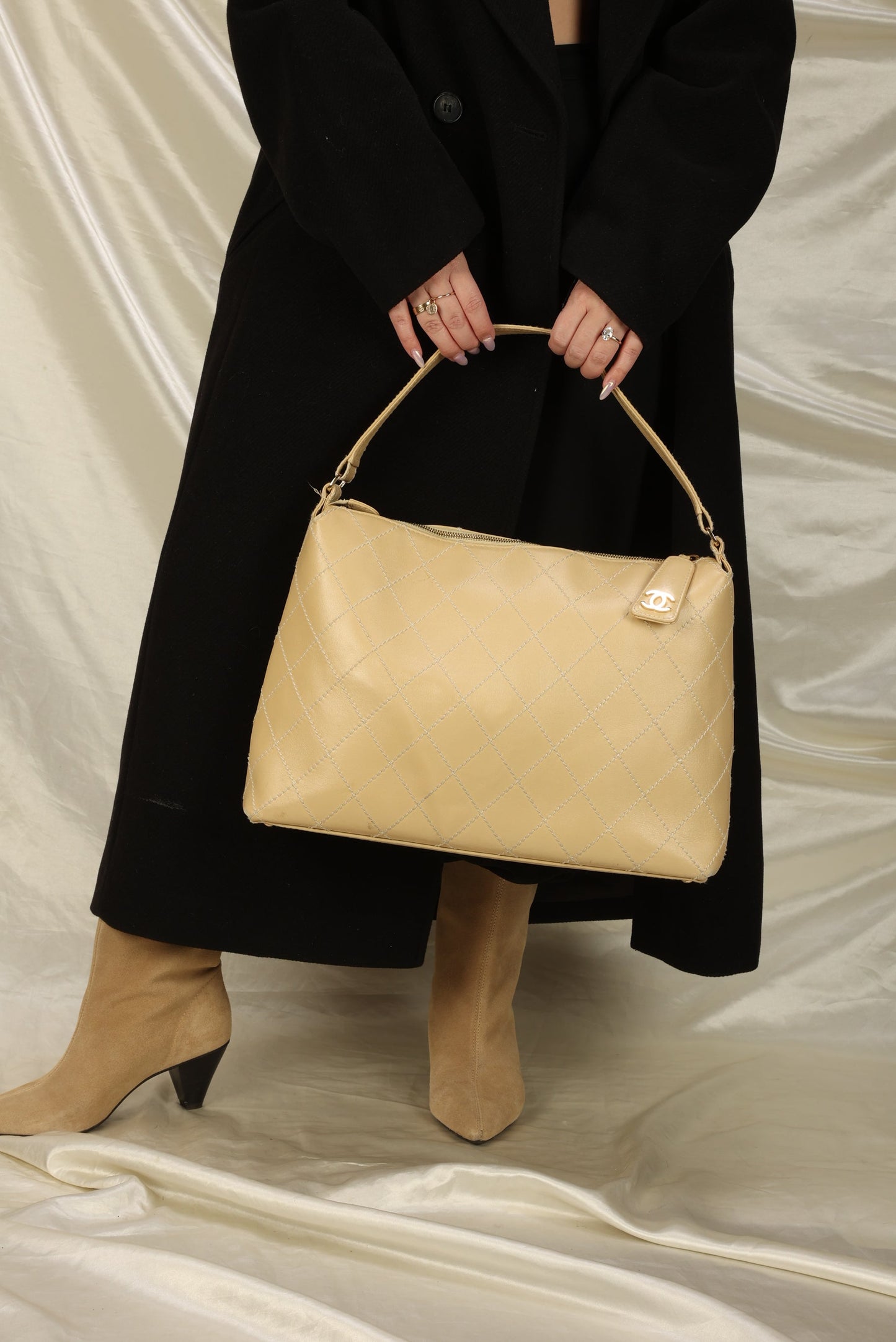 Chanel Quilted Hobo