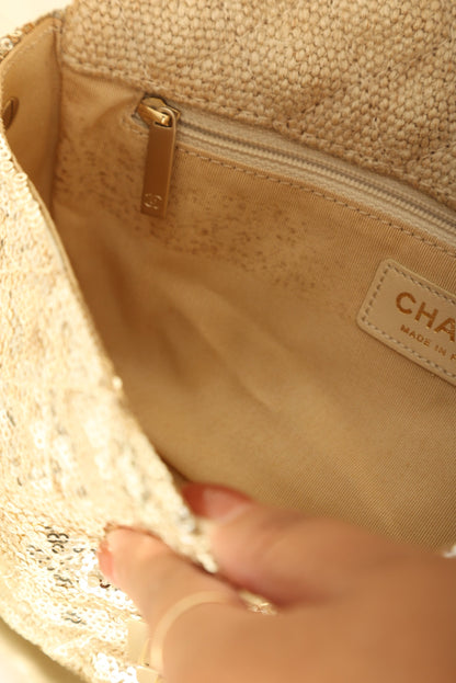 Chanel 2009 Sequin Re-Issue Flap Bag
