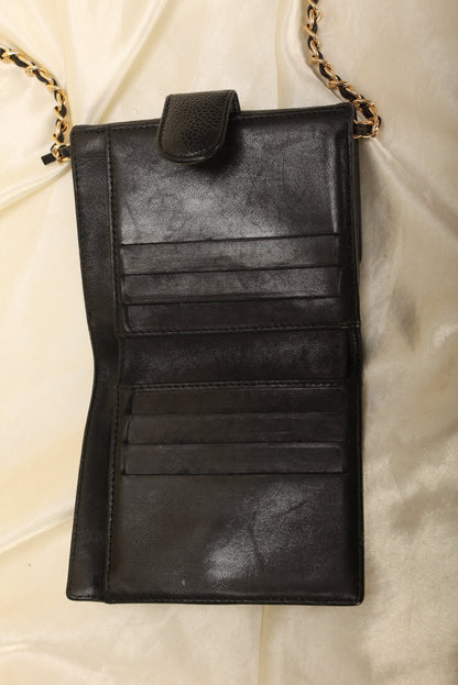 Chanel Caviar Wallet on Chain