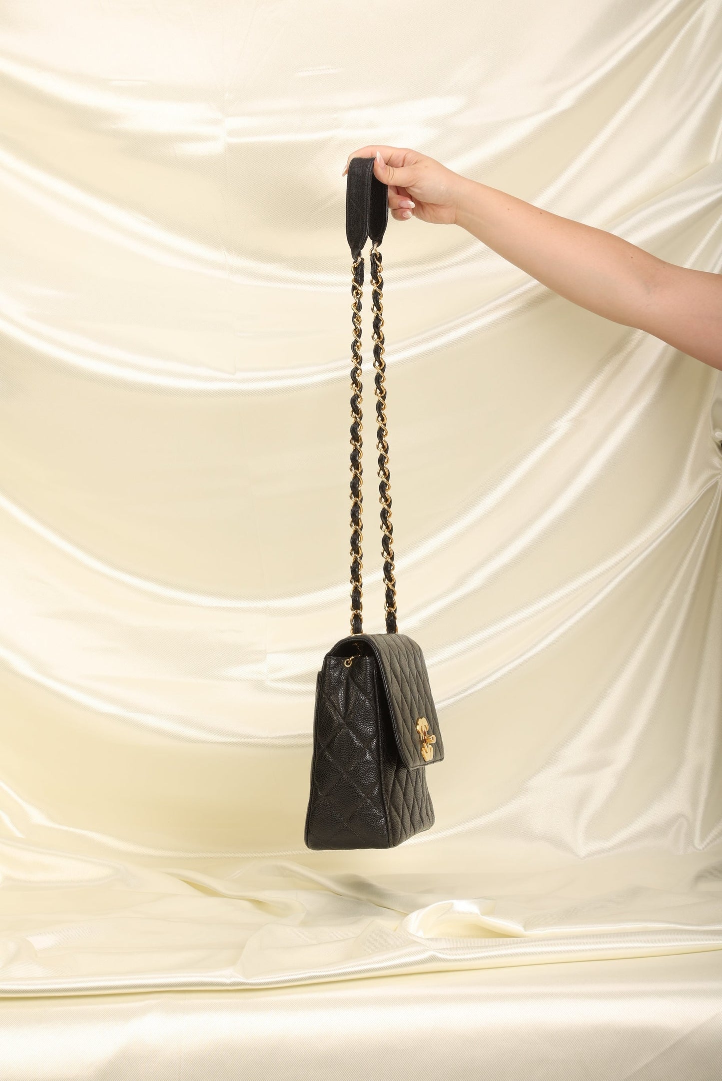 Chanel Caviar Square Flap Bag