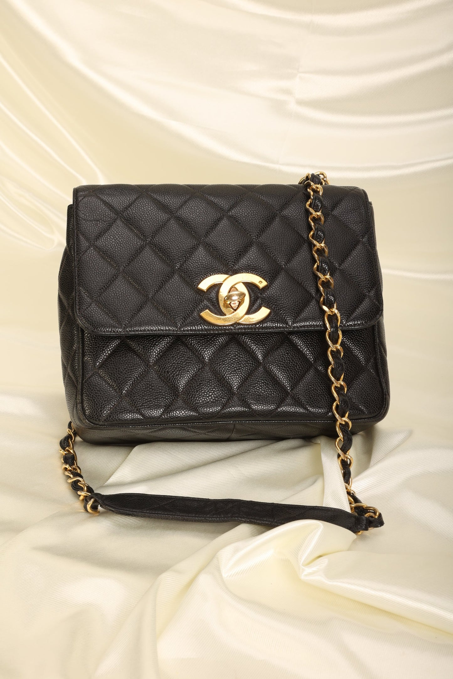 Chanel Caviar Square Flap Bag