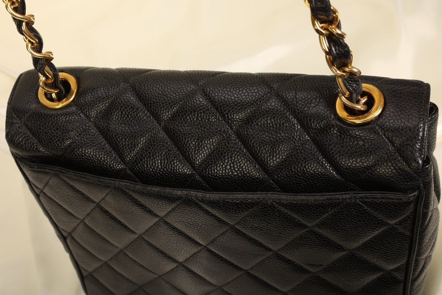 Chanel Caviar Square Flap Bag