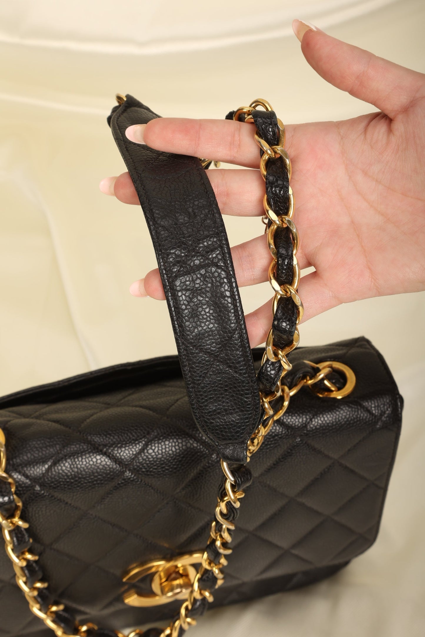 Chanel Caviar Square Flap Bag