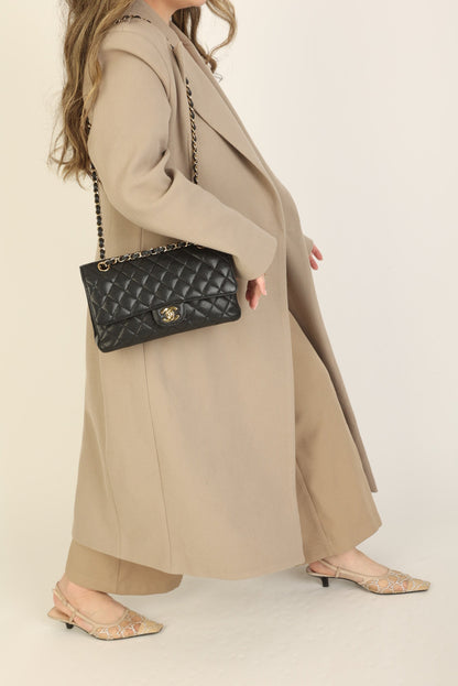 Chanel 2009 Caviar Medium Double Flap