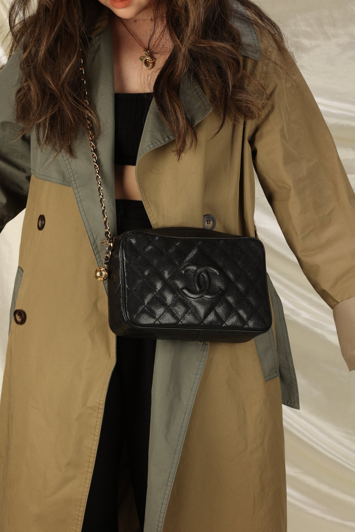 Chanel Caviar Camera Bag