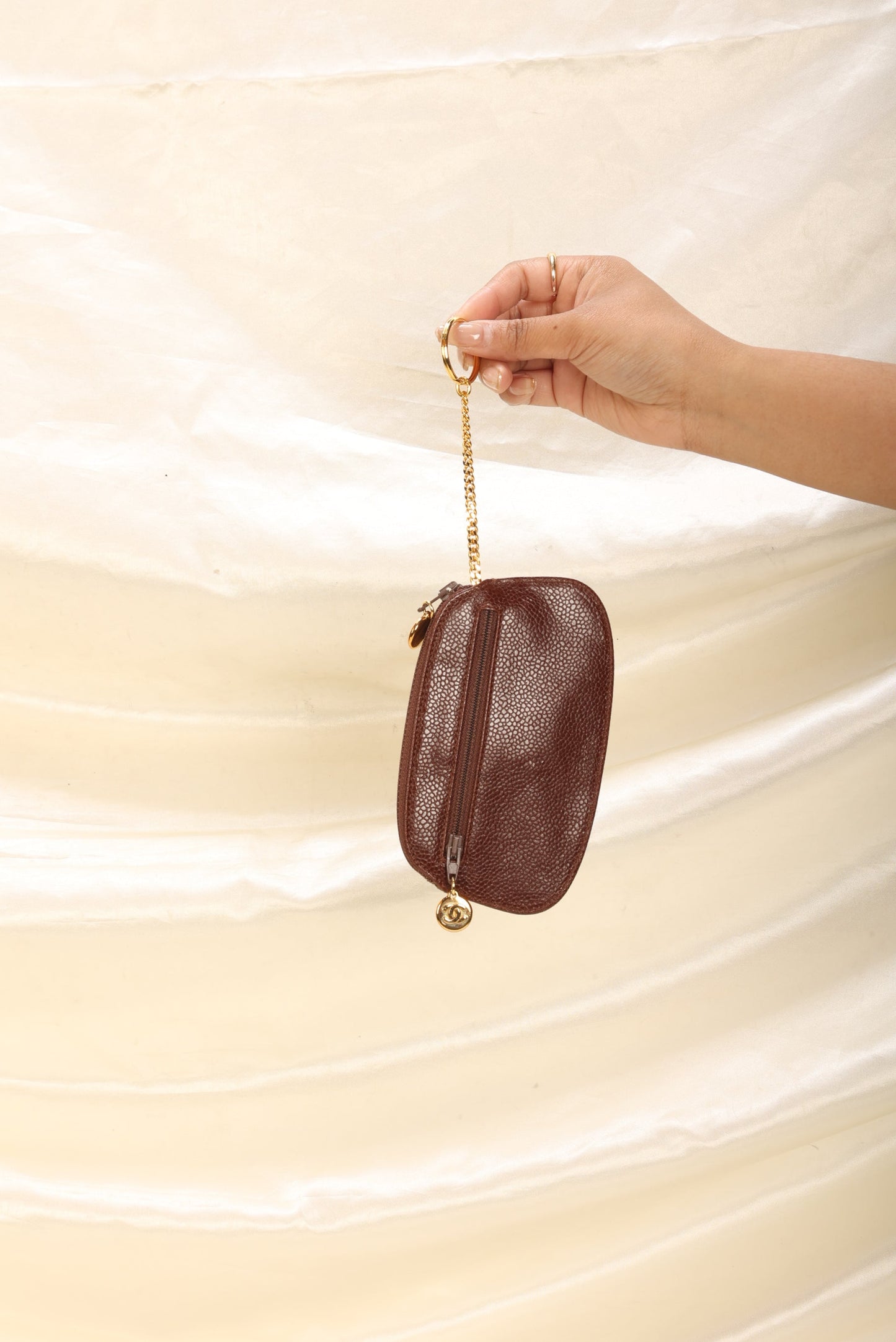 Chanel Caviar Key Pouch