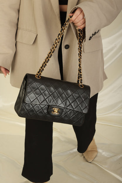 Chanel 1996 Lambskin Medium Double Flap