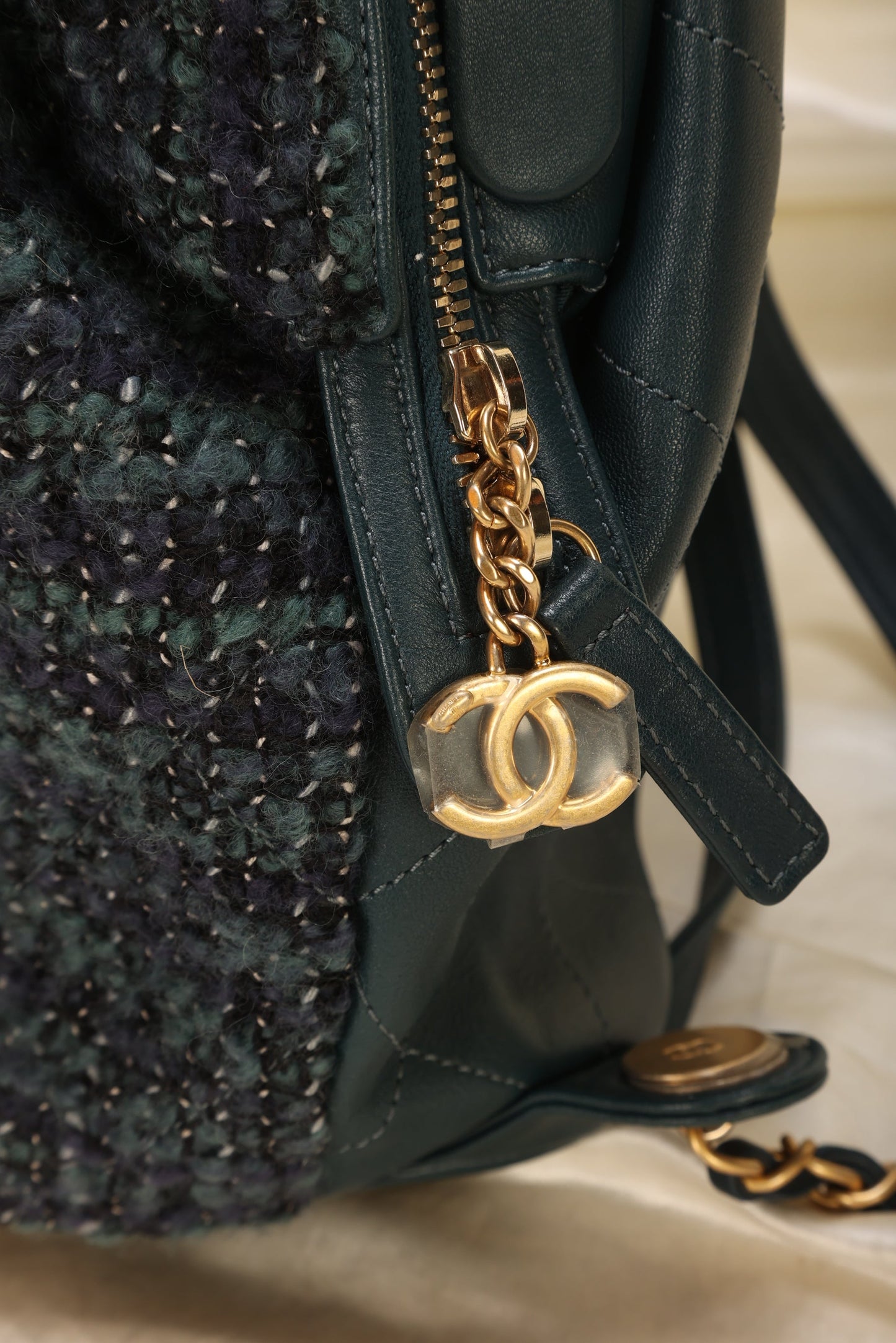 Chanel Tweed Backpack