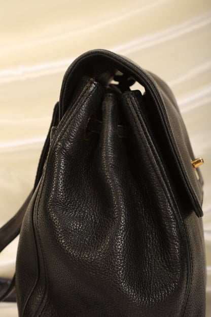 Chanel Caviar Turnlock Backpack