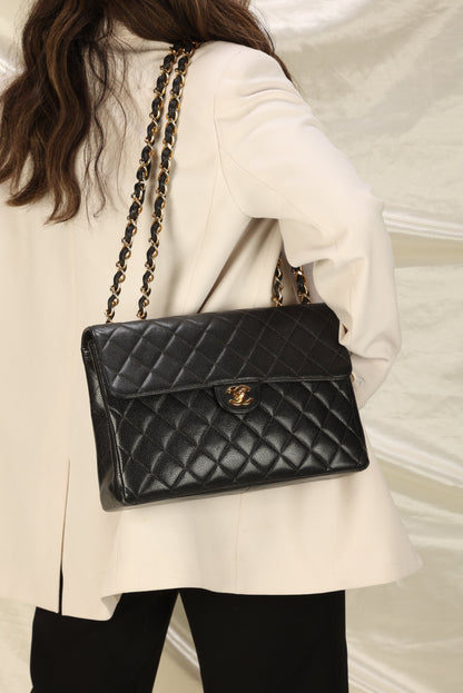 Chanel Caviar Jumbo Single Flap