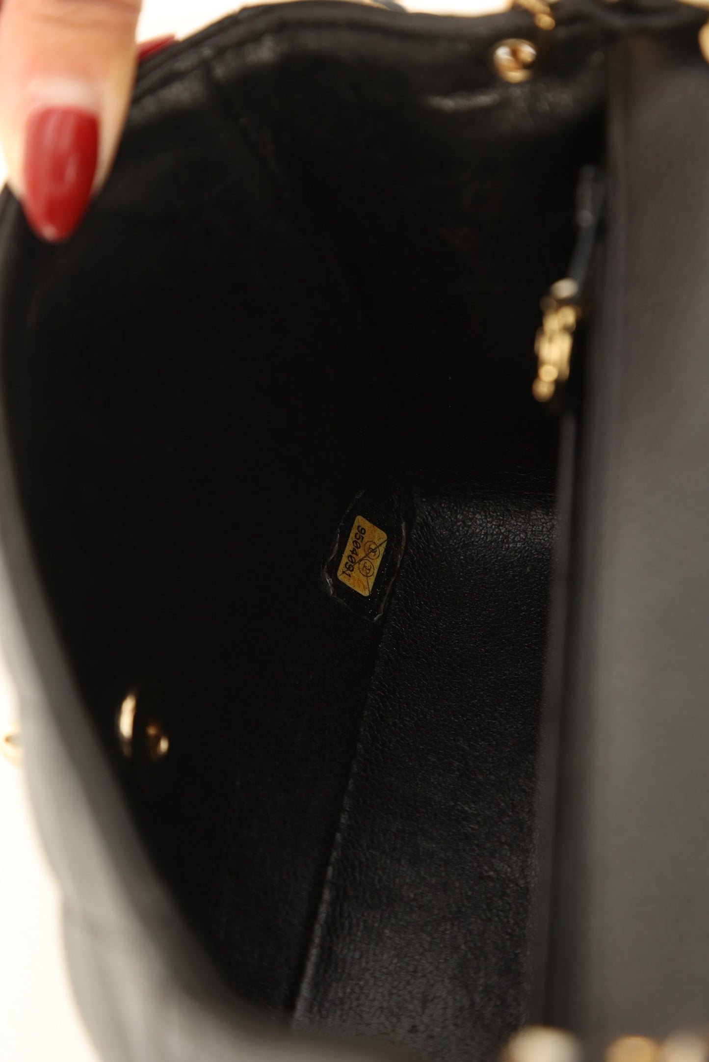 Extremely Rare Chanel 2004 Caviar 24K Mini Square Flap