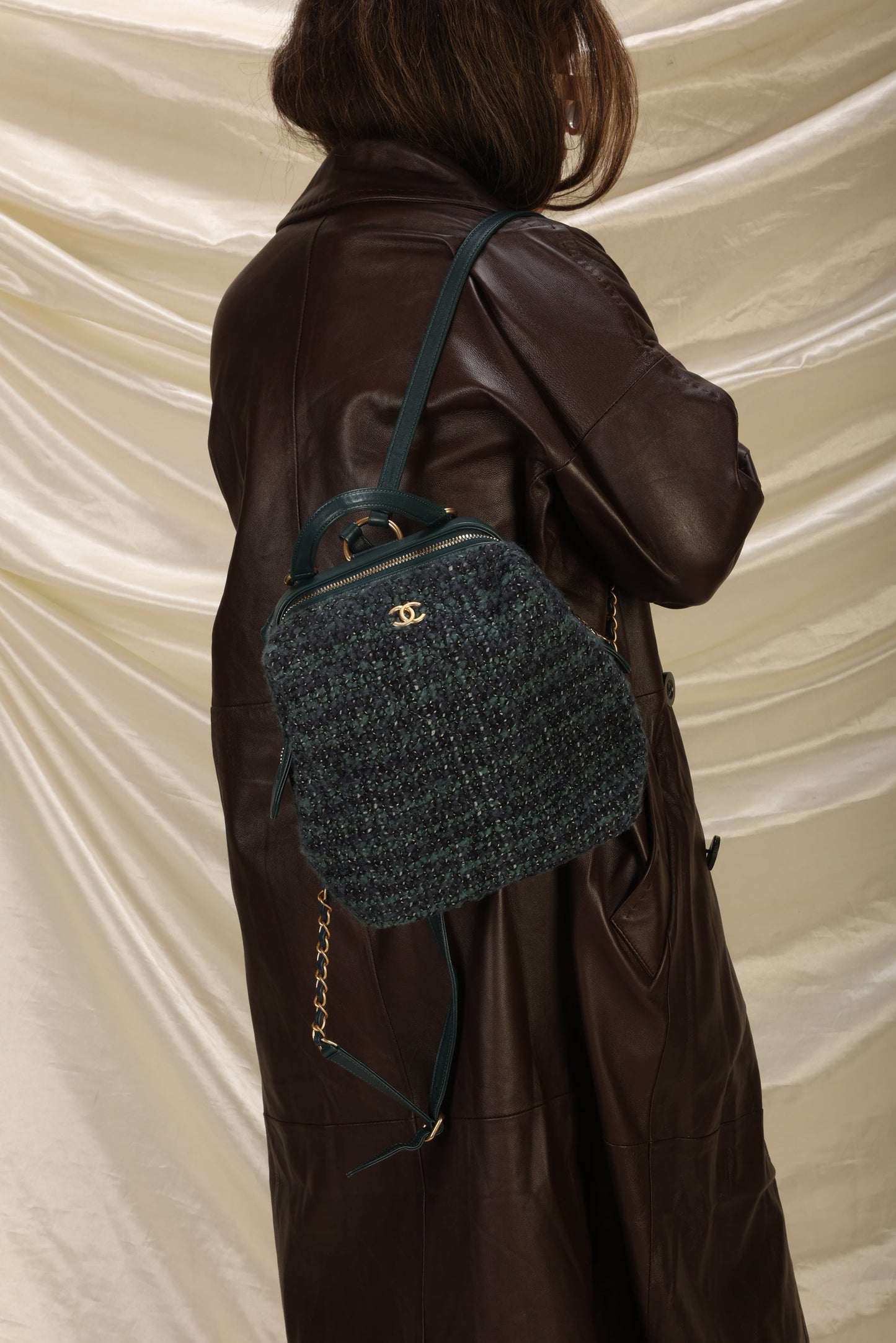 Chanel Tweed Backpack
