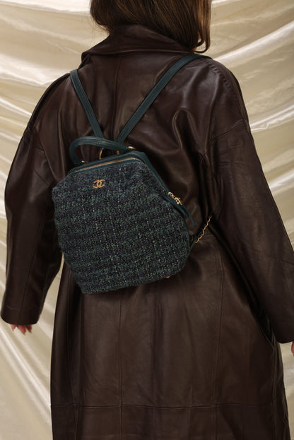 Chanel Tweed Backpack