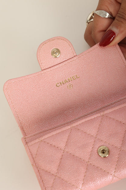 Chanel 2019 Caviar Card Holder on Chain