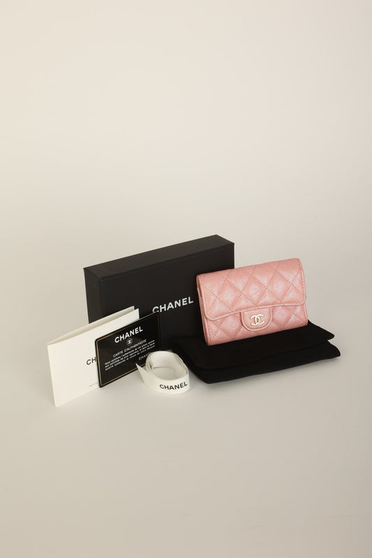 Chanel 2019 Caviar Card Holder on Chain