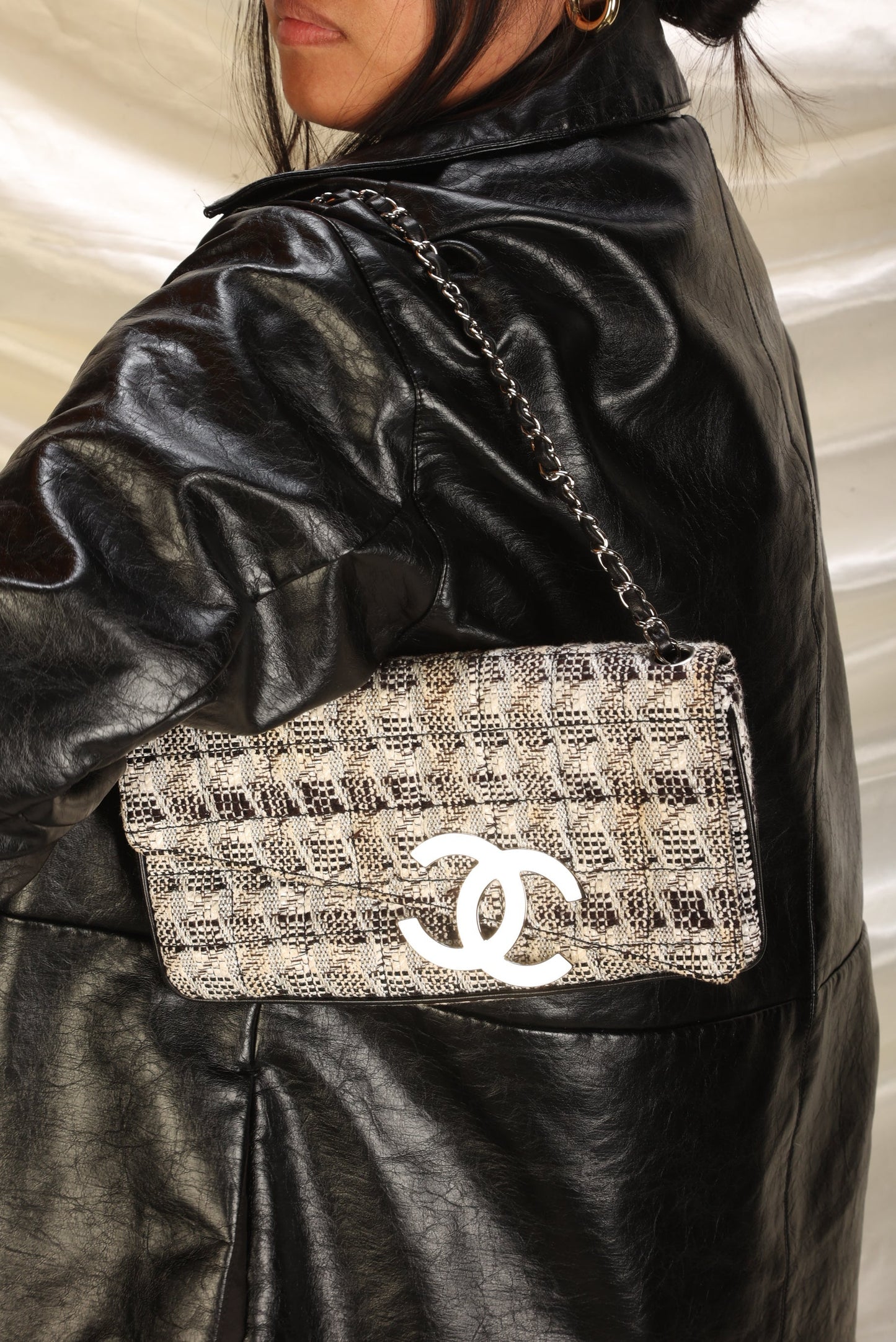 Chanel Tweed Pochette
