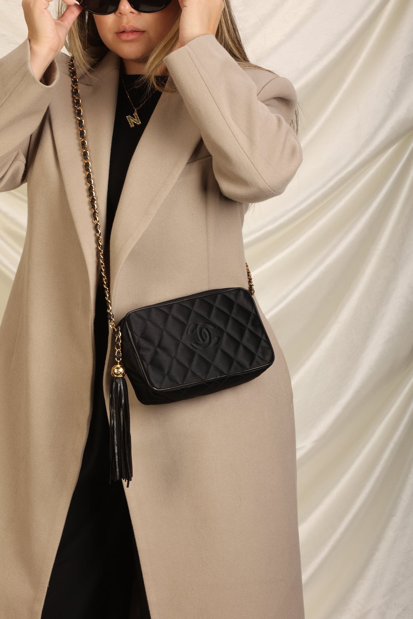 Chanel Satin Timeless Camera Bag