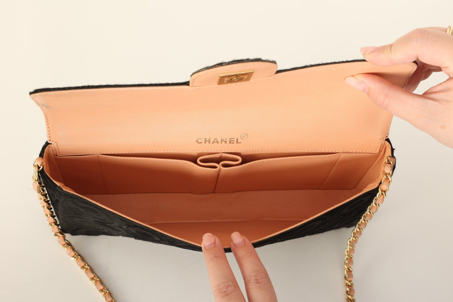 Chanel 2000 Ponyhair Coco East West Flap