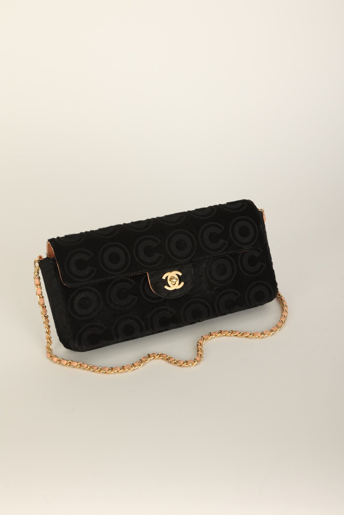 Chanel 2000 Ponyhair Coco East West Flap